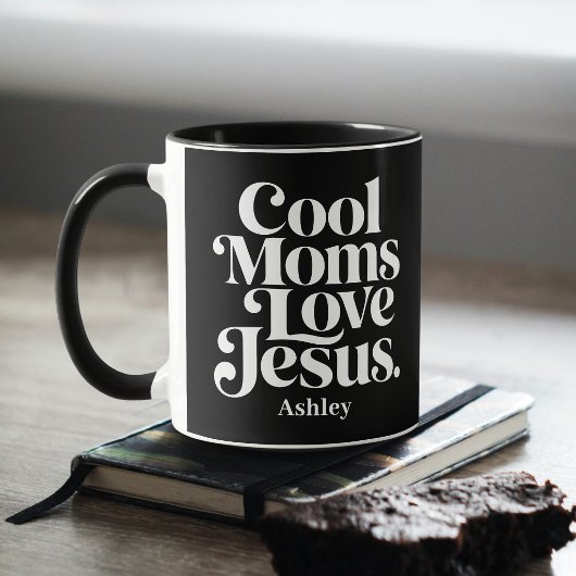 Coole Mütter lieben Jesus Tasse