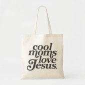 Coole Mütter lieben Jesus Tragetasche (Vorne)