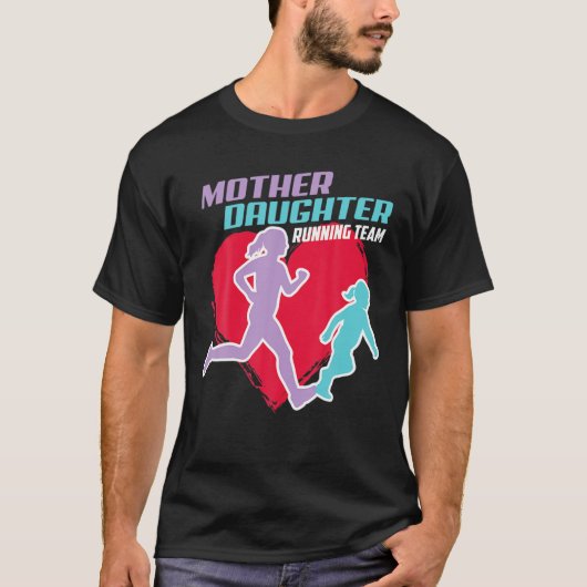 Coole Mutter-Tochter-Laufmannschaft | Funny Runner T-Shirt (Vorderseite)