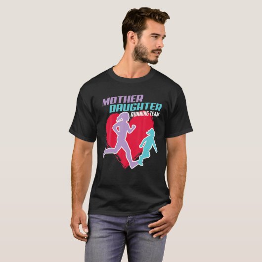 Coole Mutter-Tochter-Laufmannschaft | Funny Runner T-Shirt (Vorne ganz)