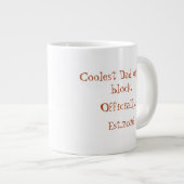 Coole Mützenbrille Papa Jumbo-Tasse (Vorderseite Rechts)