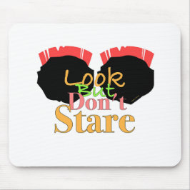 COOLE NACHRICHT aussehen, aber nicht anstarren Mousepad