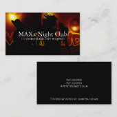 Coole Nacht Club Ticino Parco Civico-Ciani New Orl Visitenkarte (Vorne/Hinten)