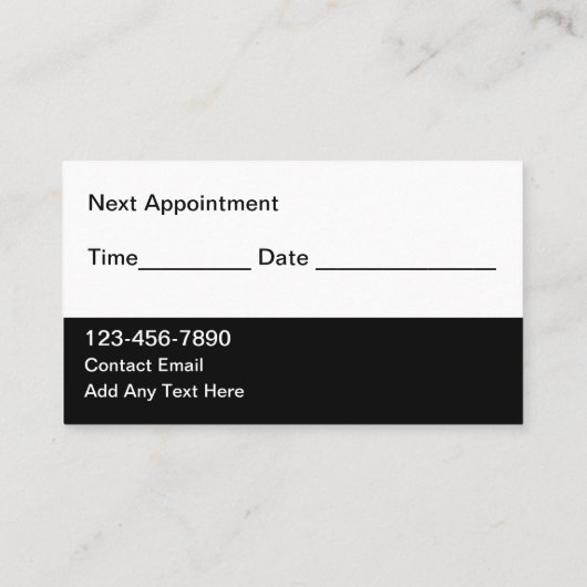 Coole Nagelmaniküre - Visitenkarten Visitenkarte (Rückseite)