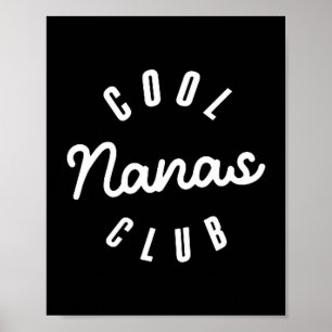 Coole Nanas Club Nana lustiger Muttertag Poster
