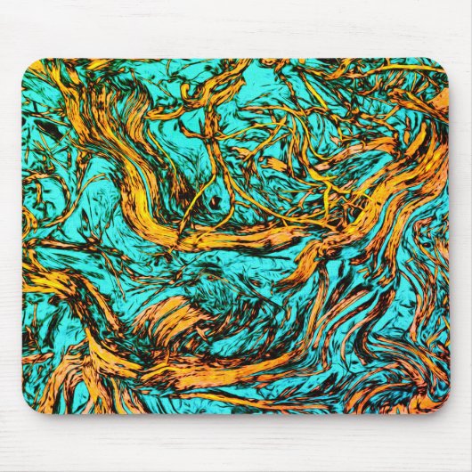 COOLE Natur Abstrakte Kunst Mousepad (Vorne)