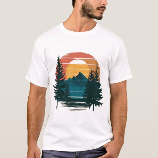 Coole Naturgestaltung T-Shirt (Vorderseite)