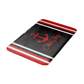 Coole Nautical ChiliDog Bath Mat! Badematte (Schrägansicht)