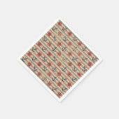 Coole nautische Verankerungen und Lenkräder Serviette (Ecke)