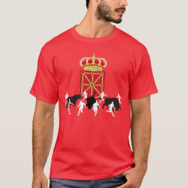Coole Navarra-Flagge San Fermin, Pamplona, Design, T-Shirt