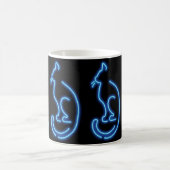 Coole Neon Cat Kaffeetasse (Mittel)