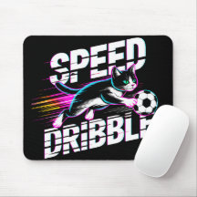 Coole Neon-Fußballkatze - Geschenk für Gamer und K