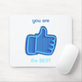 Coole Neonhand anpassen Mousepad (Mit Mouse)