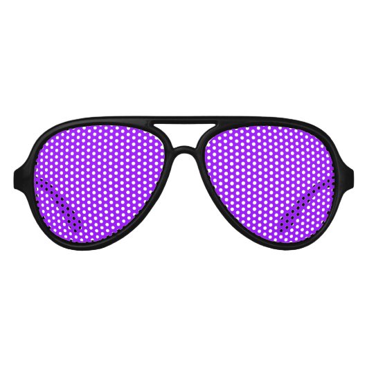 Coole Neonviolette lila strahlend solide Fun Party Partybrille (Vorderseite)
