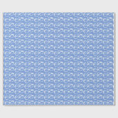 Coole Nerd-Brille Geschenkpapier (Flach)