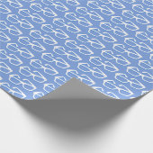 Coole Nerd-Brille Geschenkpapier (Ecke)