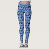 Coole Nerd-Brille Leggings (Vorderseite)