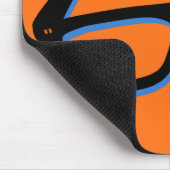 Coole Nerd-Brille Mousepad (Ecke)