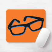 Coole Nerd-Brille Mousepad (Mit Mouse)