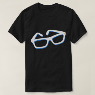 Coole Nerd-Brille T-Shirt