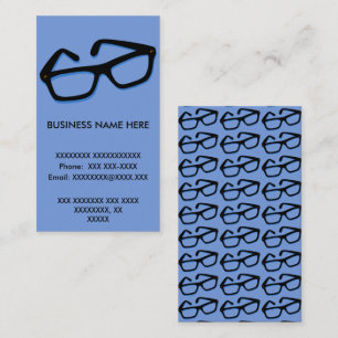 Coole Nerd-Brille Visitenkarte