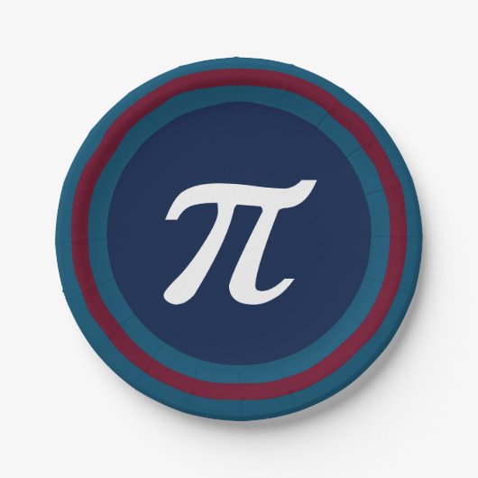 Coole Nerdy Geek Students Pi Day Party Paper Telle Pappteller (Vorderseite)