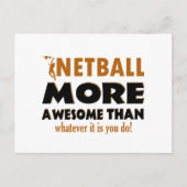 Coole Netball-Designs Postkarte (Vorderseite)
