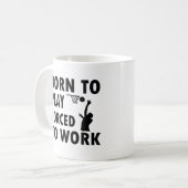 Coole Netball-Entwürfe Kaffeetasse (Vorderseite Links)