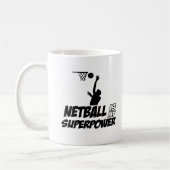 Coole Netballentwürfe Kaffeetasse (Links)