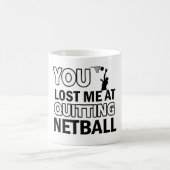 Coole Netballentwürfe Kaffeetasse (Mittel)