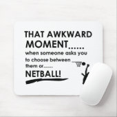 coole Netballentwürfe Mousepad (Mit Mouse)