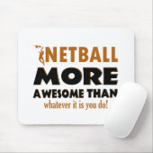 Coole Netballentwürfe Mousepad (Mit Mouse)
