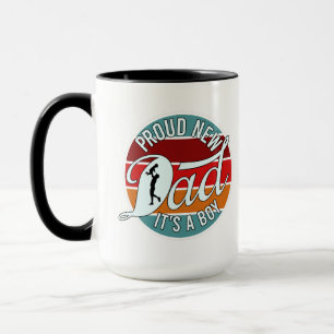 Coole neue Dad-Wortkunst Tasse