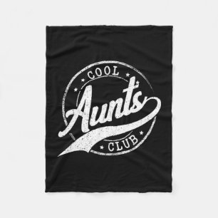 Coole neue Tante Tanten Club Dad Gefördert Fleecedecke