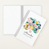 Coole Neujahrsauflösungen Pastellfarbenmalerei Typ Notizblock (Innen)