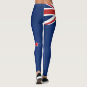 Coole Neuseeländische Flagge Leggings (Rückseite)