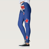 Coole Neuseeländische Flagge Leggings (Links)