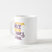 Coole Nichte Kaffeetasse (Vorderseite Links)