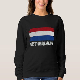 Coole niederländische Flagge Sweatshirt