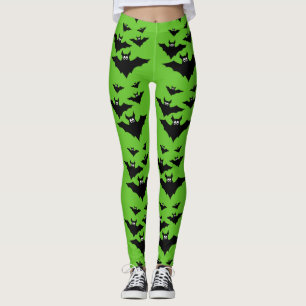 Coole niedliche Fledermäuse Halloween Schwarz und Leggings