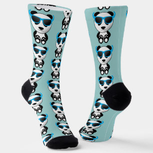 Coole niedliche Panda-Sonnenbrille Socken