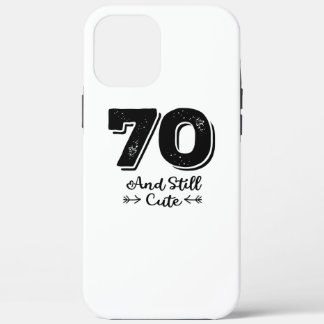 coole niedliche Redewendungen zum 70. Geburtstag Case-Mate iPhone Hülle