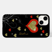 coole, niedliche und geistliche Herzen Case-Mate iPhone Hülle (Rückseite (Horizontal))