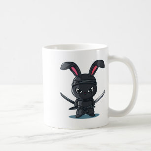 Coole Ninja-Hasen-Kostüm für lustigen Samurai-Oste Kaffeetasse