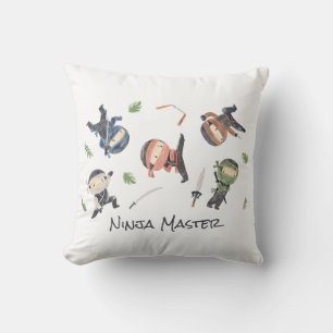 Coole Ninja Kids - Neutrales Design für das Geschl Kissen