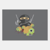 Coole Ninja- und Turtle Warriors-Stadtszene-Gesche Geschenkpapier Set (Vorderseite 3)