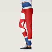 Coole Nordkorea-Flagge Leggings (Links)