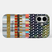coole Noten und Streifen Case-Mate iPhone Hülle (Rückseite (Horizontal))
