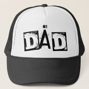 Coole Nummer 1 Vater Black and White Trucker Cap H Truckerkappe