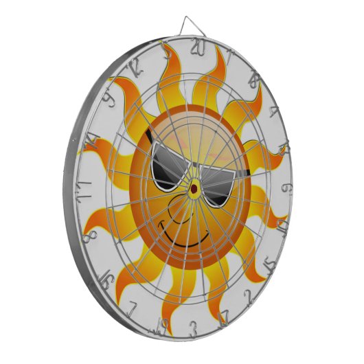 COOLE OBERFLÄCHENSONNE DARTSCHEIBE (Vorderseite Links)